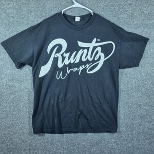 Runtz Wraps Shirt Mens Extra Large Fruit of the Loom Graphic Tee Black‎